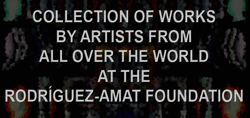 Collection of works by artist from all over the world